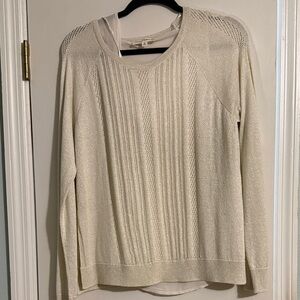 Lucky Brand Cream Knit Sweater